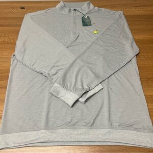 Masters Gray Quarter-Zip Pullover NWT